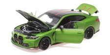Minichamps 1:18 2023 Matt Green Metallic BMW M4 CSL - Collectible for Car Fans