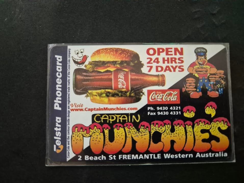Australia MINT Telstra Phonecard Chip Munchies Coke no. 4-VERYRARE RARE qty 100