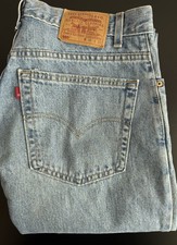 Vintage Y2K Levis 560 Jeans Mens 36x32 Blue Medium Wash Loose Fit USA Made