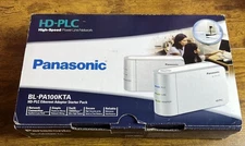 Panasonic BL-PA100KTA Ethernet Adaptor Starter Pack Includes Two HD-PLC Powerlin