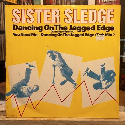 [SOUL/DISCO]~VG+ 12''~SISTER SLEDGE~Dancing On The Jagged Edge~[1985~WEA]~UK IMPO
