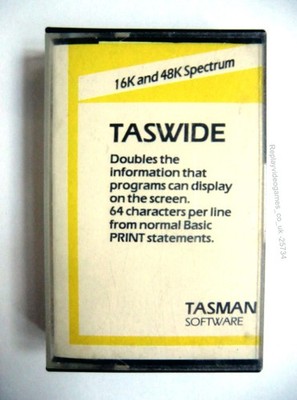 25734 Taswide - Sinclair Spectrum 48K (1983) 