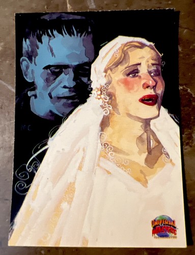 FRANKENSTEIN Card UNIVERSAL MONSTERS 1st Series 1991 TOPPS #20 NM-MT Vintage ❤️ - Picture 1 of 2