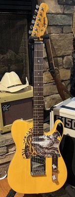 Custom Squier by Fender Affinity Telecaster In Butterscotch w/Soft Case