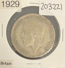 1929 年英国半克朗硬币| eBay