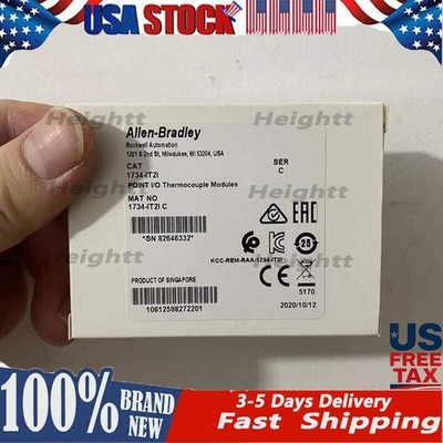 New Factory Sealed AB 1734-IT2I SER C POINT I/O 2 Point Input Module 1734IT2I