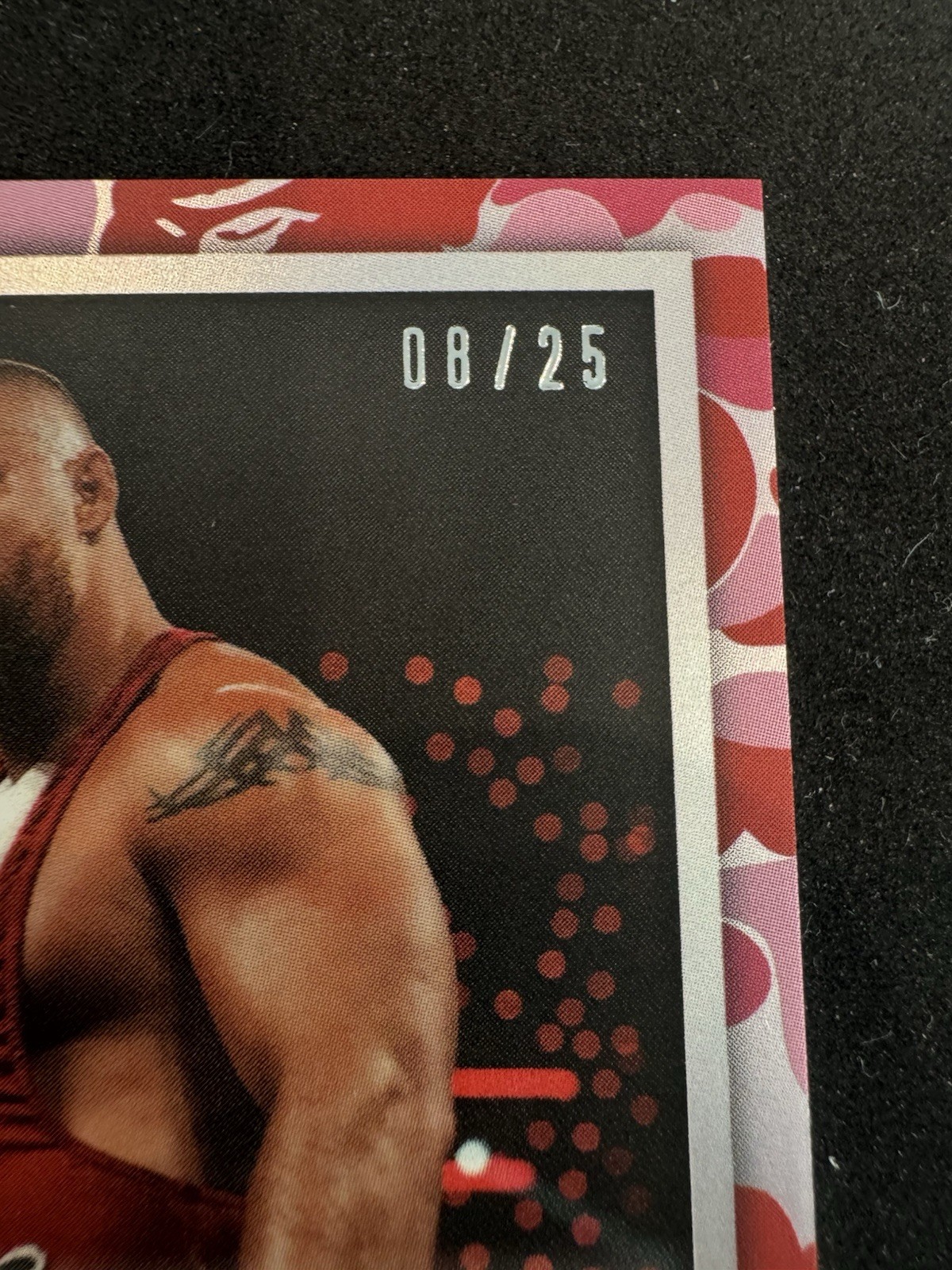 2025 Topps X Bape WWE Bron Breakker Auto Pink Camo 08/25 thumbnail 2