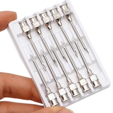 10Pcs Stainless Steel Veterinary Needle Cattle Sheep Needle Suitable for Poultry