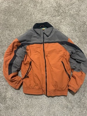 Cabelas Outdoor Gear Color Block Nylon Jacket Size M Men s Orange Used