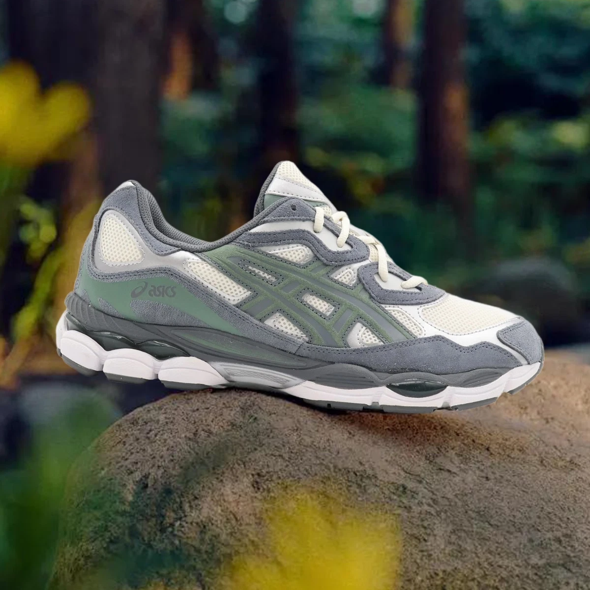 asics GEL-NYC CREAM/STEEL GREY 26.5 美品 ASICS Gel NYC Cream Steel Grey for Sale | Authenticity Guaranteed