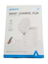 Bb. Anker PowerWave Magnetic 2-in-1 Stand Snap-Charge-Flip 20W USB C - White