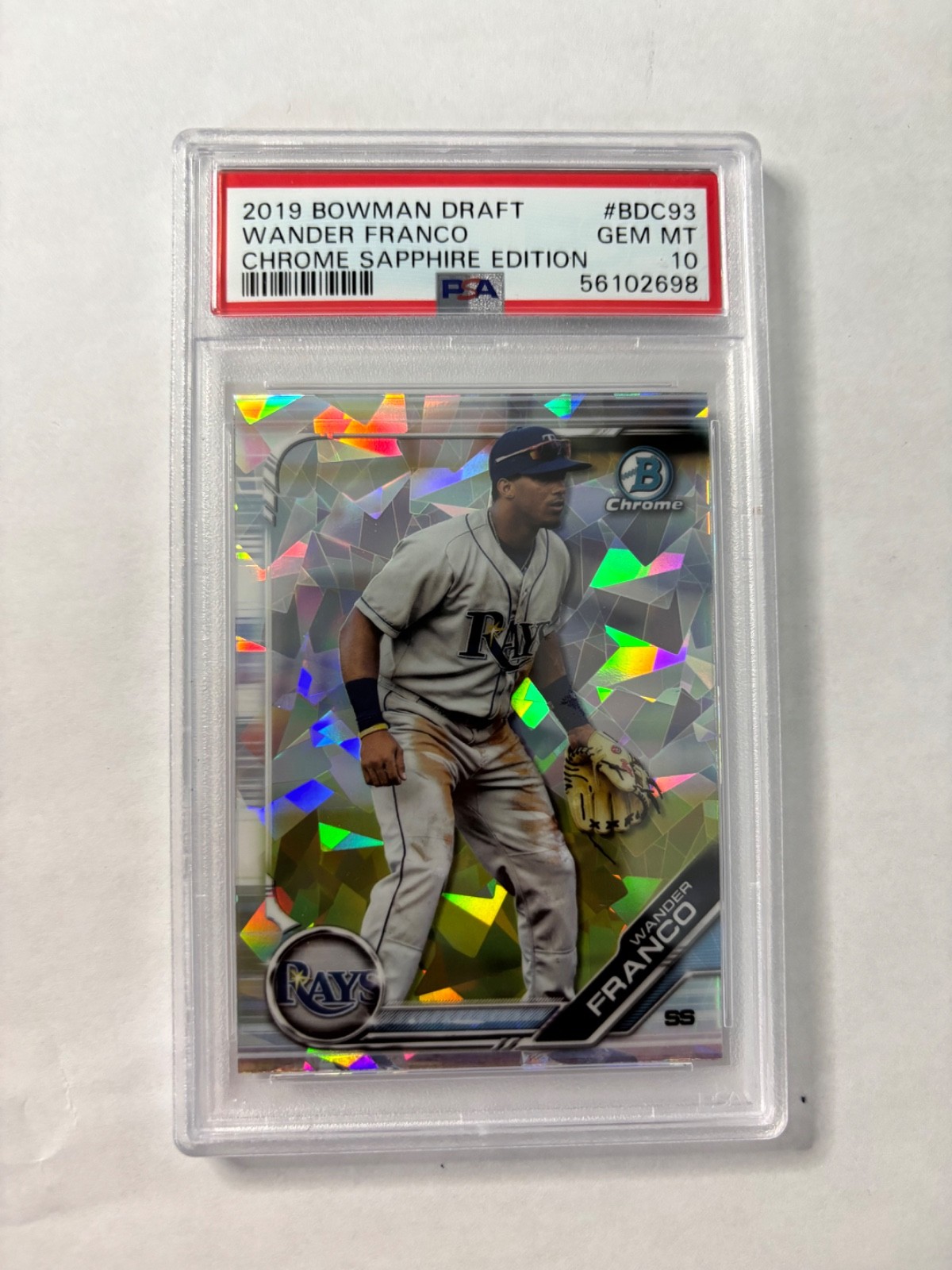 2019 Bowman Chrome - Wander Franco Sapphire PSA 10