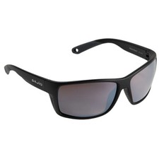 Bajio Bales Beach Sunglasses, Black Matte Frame, Silver Glass Lens