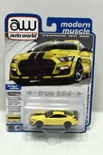 Auto World 1:64 Modern Muscle 2021 Ford MUstang Shelby GT500 Yellow 