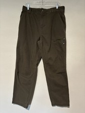 Vintage Nike ACG Utility Pants Mens 36x32 Olive Workwear Cargo Canvas Outdoor