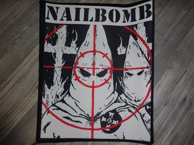 Nailbomb Thrash Metal Backpatch Back Patch Brujeria Sepultura Fear Factory Hate.