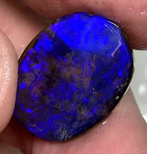 Winton Blue Boulder Opal Rub, Really Beautiful Stone, Premium Opal, Australia