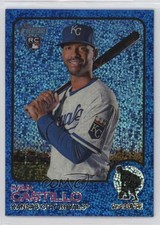2022 Topps Heritage High Number Chrome Blue Sparkle Ivan Castillo #660 17wc