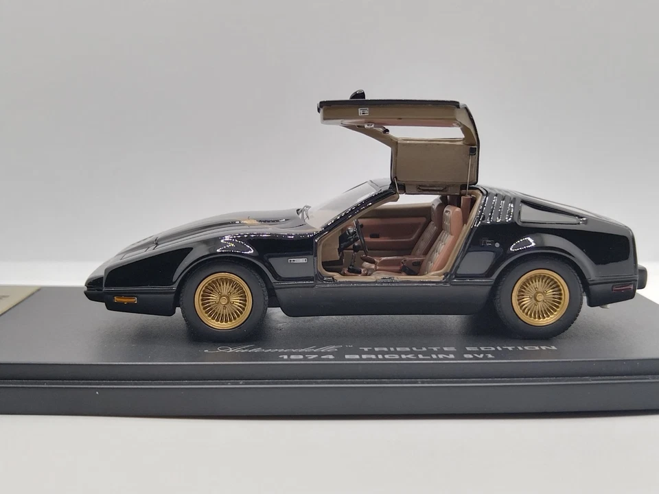 Automodello 1/43 Tribute Edition Bricklin SV-1 Chairman's Black 1974. Wow Rare! - Image 3 of 4