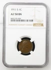 1911-S Lincoln Wheat Penny Cent- NGC GRADED AU 50 BN *Fantastic Eye Appeal*