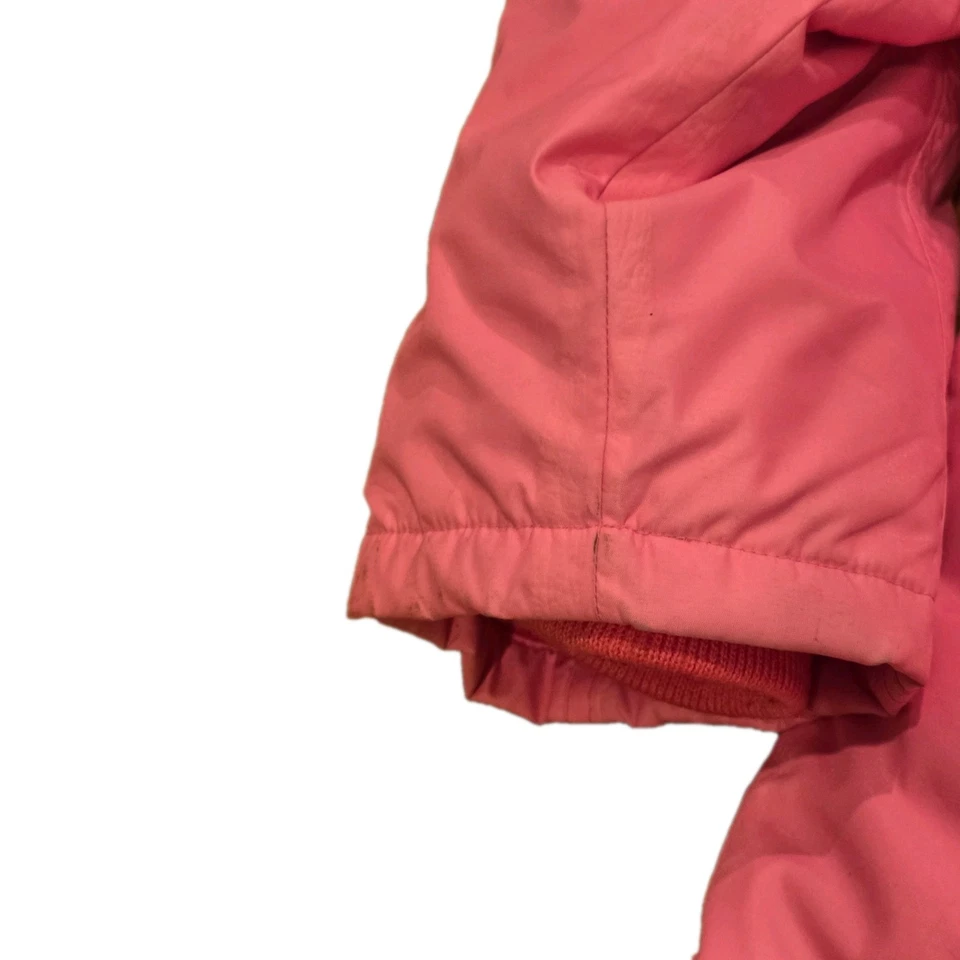 Chaqueta acolchada rosa plumón genuino SWAN talla grande para mujer Foto 4 de 4
