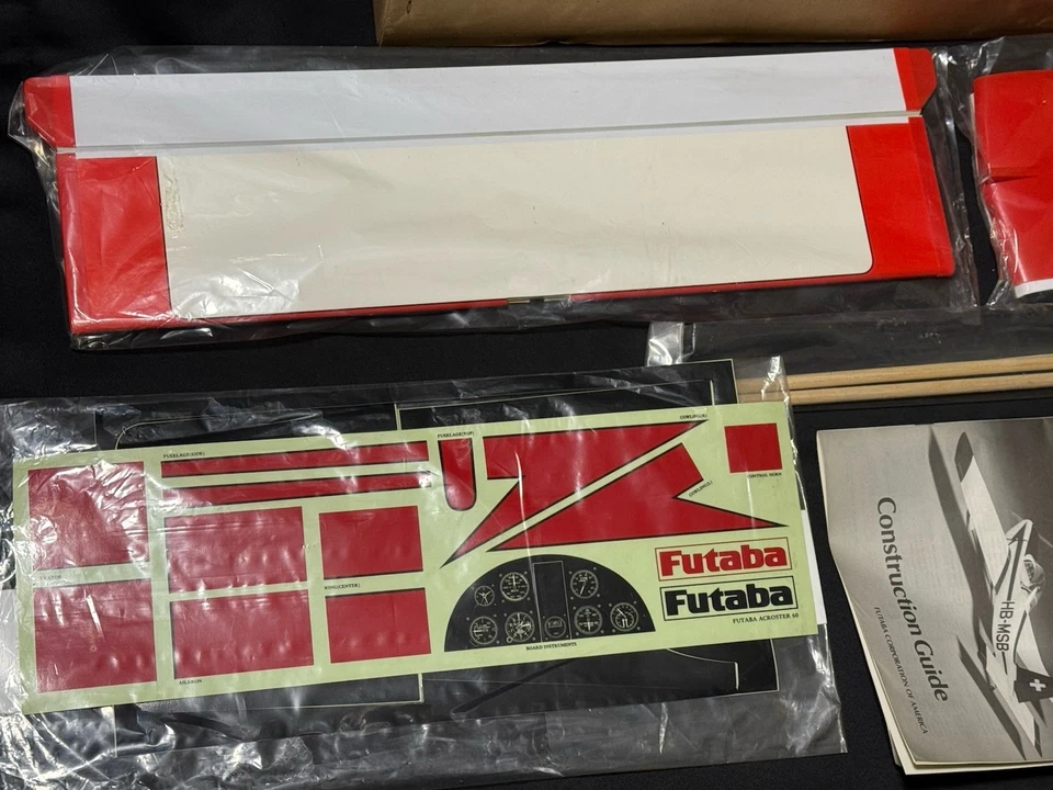 Vintage 1990 Futaba ACROSTAR 60 SEMI Scale Aerobatic Airplane EZ Made in Japan - Image 3 of 4
