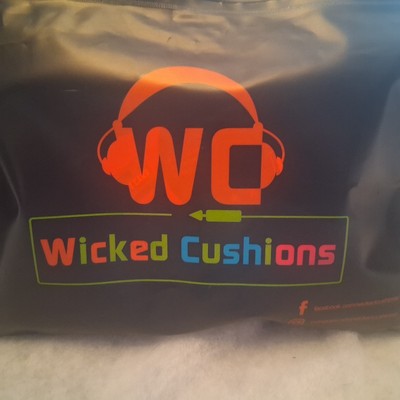 WC Wicked Cushions New Replacement Earpads.  Black 