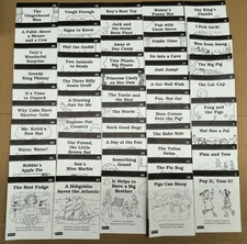 Saxon Phonics & Spelling Grade 1 B&W Decodable Readers 52 Book Set ELA 