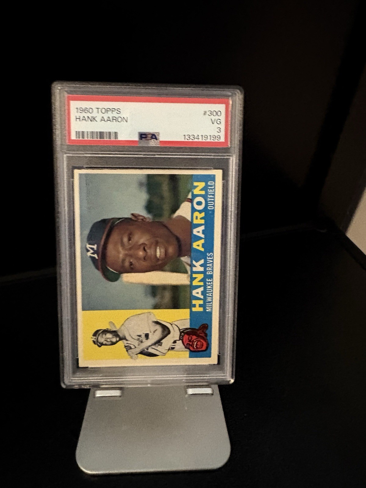 1960 Topps - Hank Aaron #300 Vintage PSA 3!!