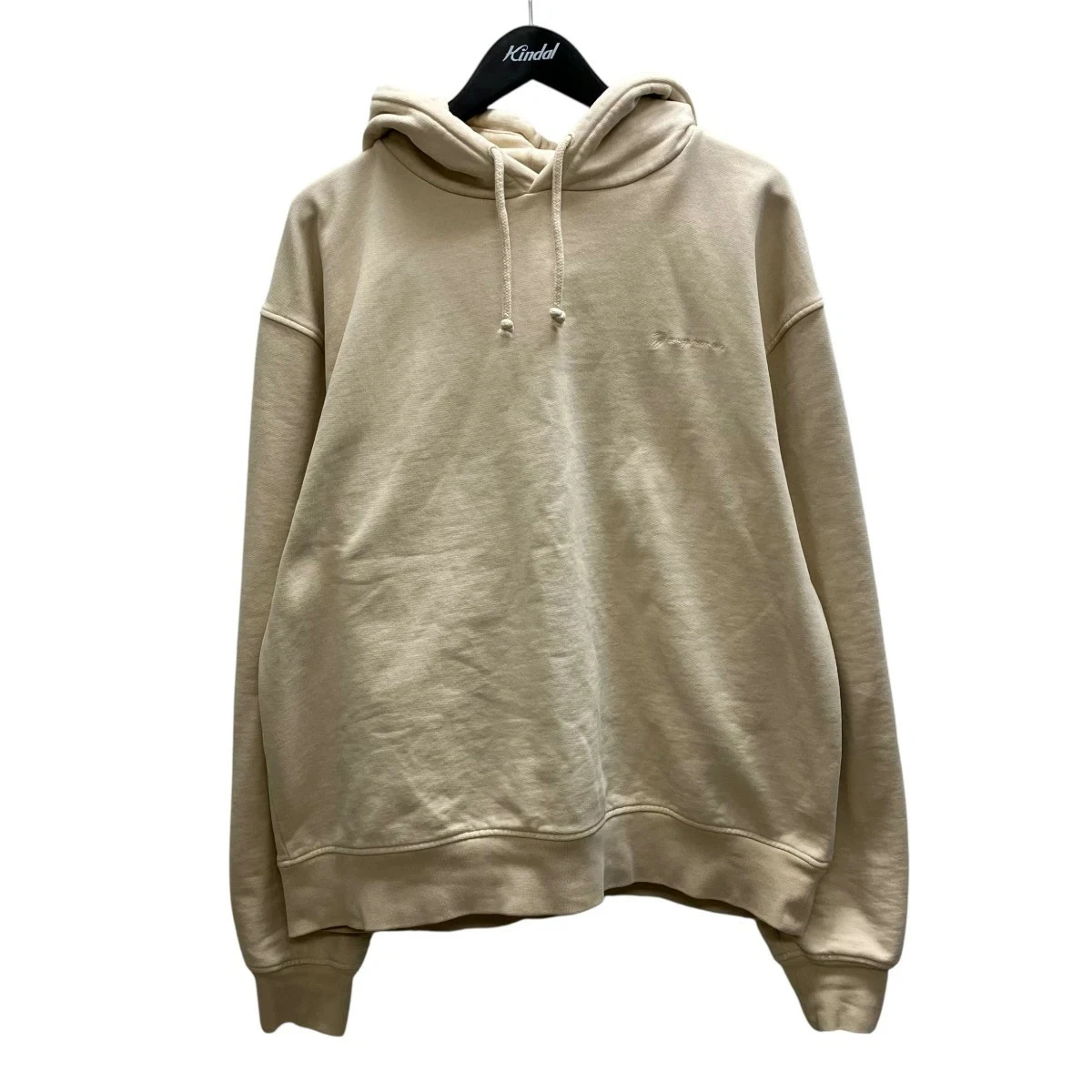 Jacquemus — Used Jacquemus Pullover Hoodie Beige Size L 260226 No.rp649