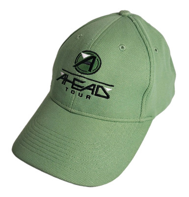 Authentic Ahead Performance Golf Hat Embroidered Logo Strapback Classic Cut EUC