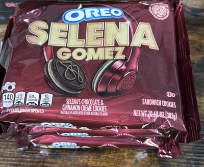 Selena Gomez Oreos   Limited Edition Chocolate/Cinnamon/Horchata Flavor