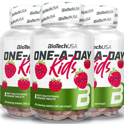 ONE-A-DAY KIDS für Kinder - 90-180 Kautabletten - Konzentration Immunfunktionen
