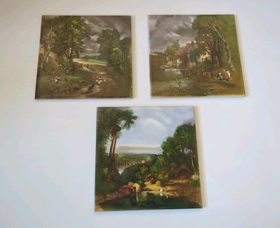 Ceramic Wall Tiles Trivets Landscape Countryside Scenes Oyster Pond Studio
