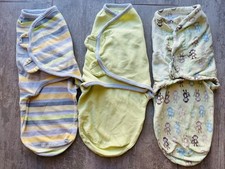 Set of 3 SwaddleMe Swaddle Sleep Sack Bag Pod Blanket 0-4 Months 7-14 lbs Small
