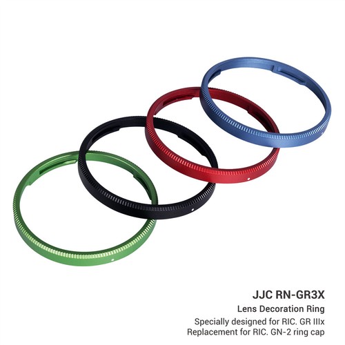 JJC Lens Decoration Protect Ring Cap for Ricoh GR IIIX GRIIIX GR3X HDF as GN-2 - 第 1/16 張圖片