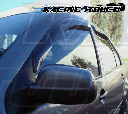 Dark Smoke In-Channel Window Visor Rain Guard 4pcs For Chevrolet HHR 2006-2011 - Picture 3 of 7