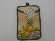 ARTISTS GALLERY PINEAPPLE POTHOLDER THICK LINING COOKING GLOVE KAY DEE DESIGNS