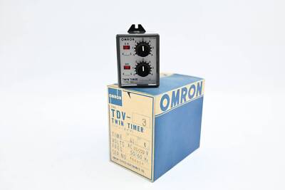 Omron Twin Timer On 60s Off 6s 110/220VAC ( TDV-3 )