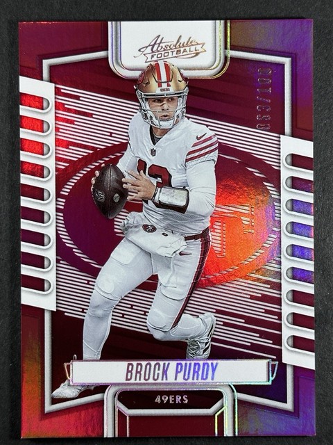 2023 Panini Absolute Brock Purdy Red Spectrum /100