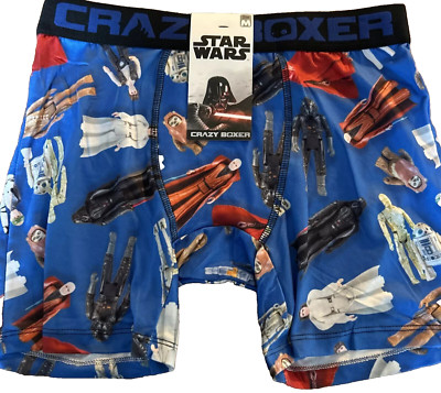 Lot of 2 Crazy Boxer Star Wars Men s  size Medium (32-34) NEW