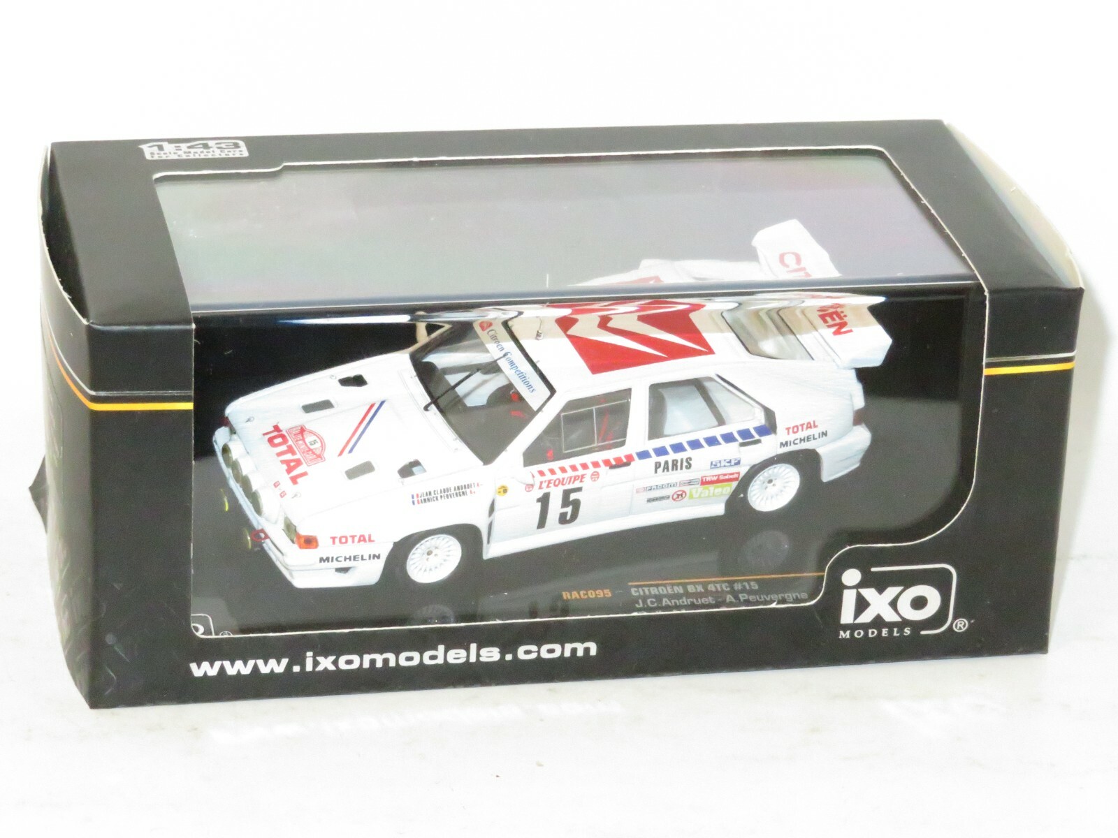 1/43 Citroen BX 4TC Group B  Rally Monte Carlo 1986 #15 J.C.Andruet