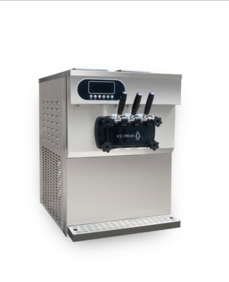 Excellent Quality Commercial Soft Serve Ice Cream Make Machine Auto 110V