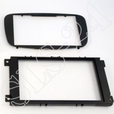 Ford C-MAX Focus Galaxy Mondeo S-MAX Doppel-DIN oval Radioblende Blende schwarz