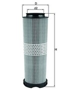 Knecht LX1020 Luftfilter FüR Mercedes C CL203 T-MODEL S203 S204 W203 W204 CLC