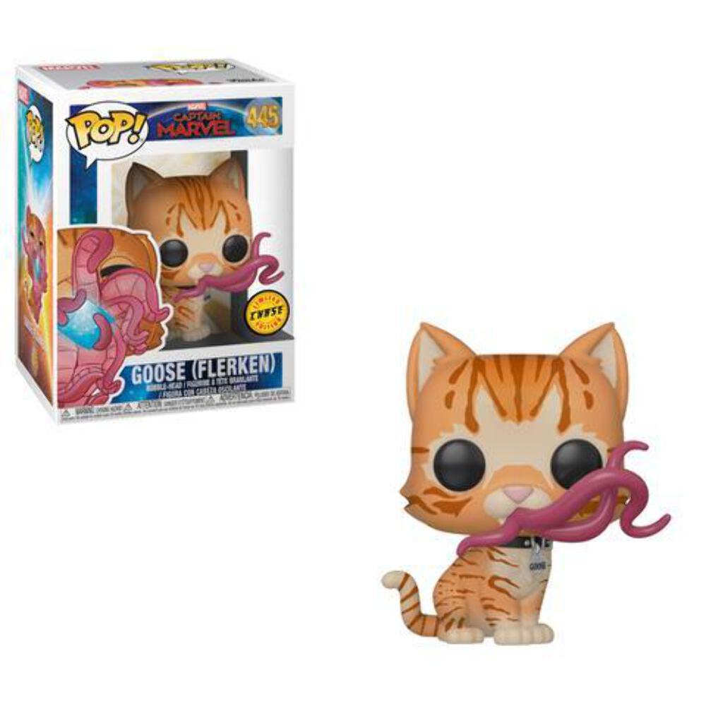 Funko POP! Marvel: Captain Marvel - Goose (Flerken)(CHASE) #445 | eBay
