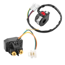 Start Stop Switch & Starter Solenoid Relay for Yamaha Warrior 350 Grizzly 125