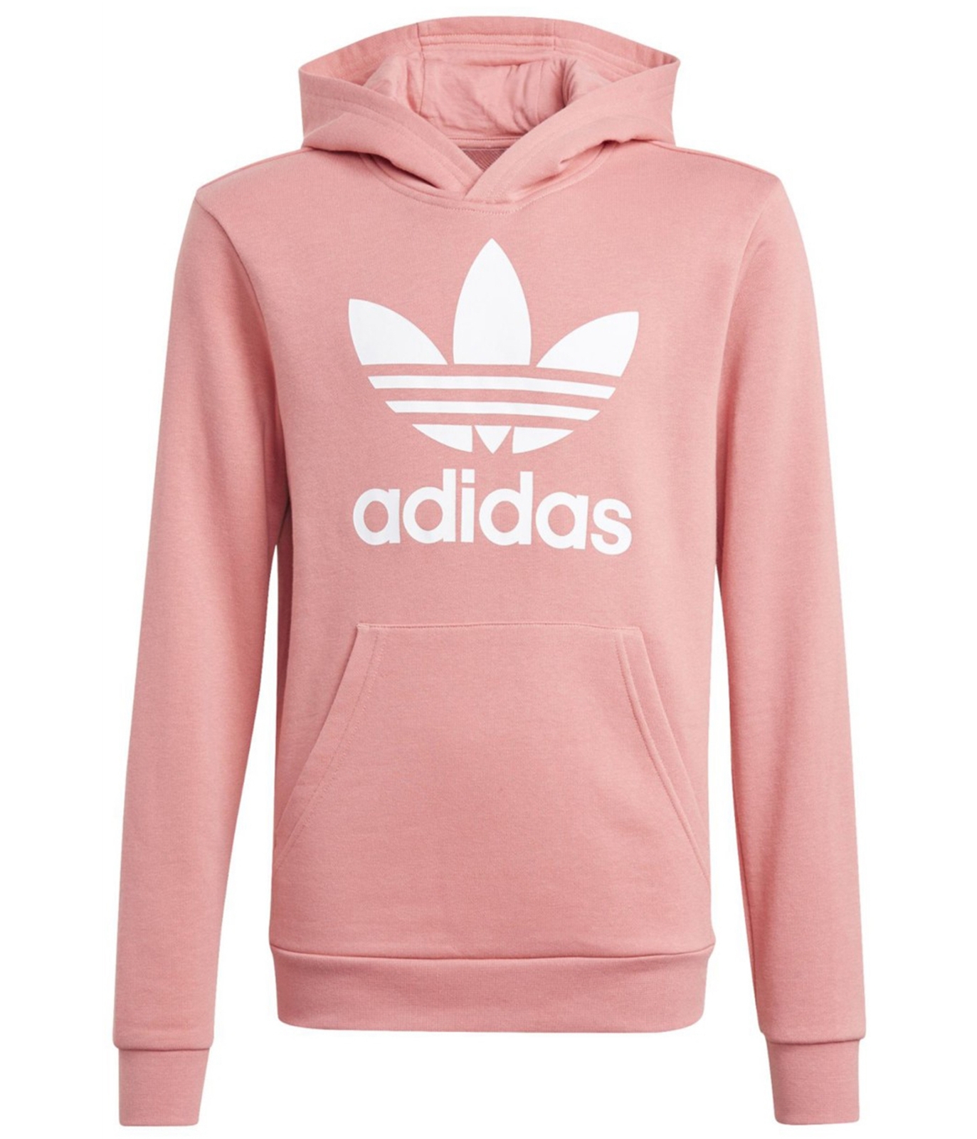 adidas trefoil hoodie pink