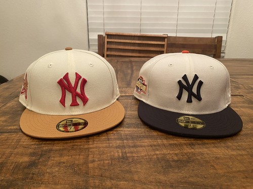 White Hat lot 2 Hats New Era Fitteds 