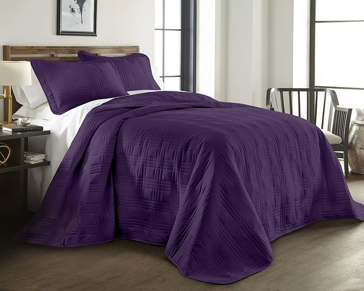 Kingston Solid Color Lightweight Chenille Bedspreads